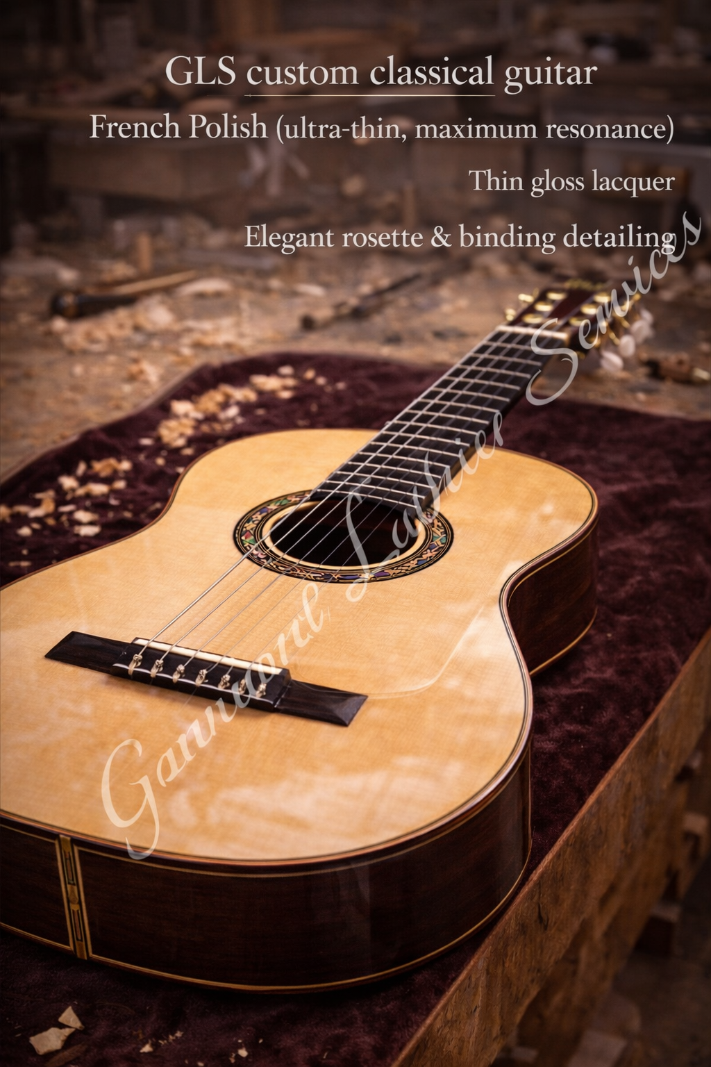 GLS Custom Classical Guitar Finishes